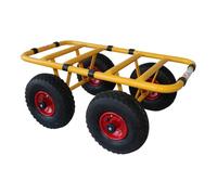 Chariot de transport Ravendo Dolly 4 roues 300 kg TD 300-4W charge lourde Chariot de transport Bandage pneumatique fabriqué en Europe