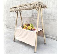 Chariot De Vendeur Extérieur, Chariot De Vendeur De Nourriture, Chariot De Rue Pliable, Pour Café, Bonbons, Gâteaux, Marché Fermier Stand De Concession(100x60x200cm/39.4x23.6x78.7in)