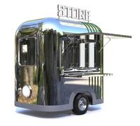 Chariot de vente mobile de qualité supérieure - Design pliable avec roues rotatives, acier robuste e pour la nourriture de rue, le café, les collations, le rangement facile et les marchés de transport