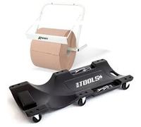 Chariot de visite BM TOOLS Mécanicien Garagiste, pour vidange véhicule, roulettes pivotantes avec Distributeur de papier