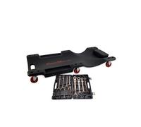 Chariot de visite Kraft Müller, Set pour Garagiste, vidange véhicule, Coffret 13 clés de 8 à 32 mm à cliquet articulé