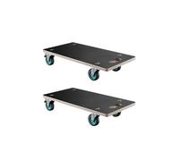 VEVOR Chariot de Déménagement 2 PCS Déplace Meubles Multifonctionnel Charge 250 kg Chacun 574x290x117 mm avec 4 Roues Silencieuses TPR Déménageur pour Meubles, Canapé, Machine à Laver, Réfrigérateur