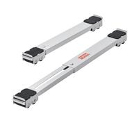 VEVOR Roulettes Transport pour Appareils Électroménagers 2PCS Charge 300 kg Déplace Meubles Extensibles Base de Machine à Laver Mobiles Déménageurs pour Réfrigérateurs, Sèche-linge, Lave-linge, Blanc