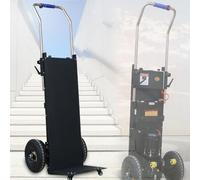 Chariot d'escalier, diable pliable et chariot, diable pliable, monte-escalier avec chariot à main, capacité de charge, chariot d'escalade électrique avec batterie amovible de 48 V/7,5 Ah