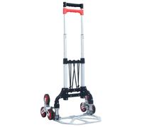 Chariot d'escalier pliable 70 kg Aluminium Argenté