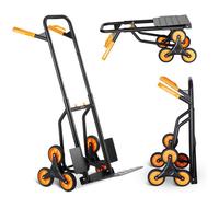 VEVOR Chariot Monte Escalier Diable Escalade Pliable Robuste 200 kg 6 Roues