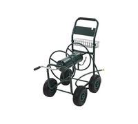 vidaXL Chariot dévidoir avec connecteur de tuyau 1/2" 75 m acier