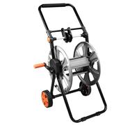 Chariot dévidoir métallique Neo Tools avec guide-tuyau 1/2" 60m ou 3/4" 20m