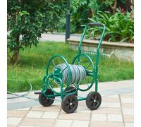 Chariot dévidoir 'Pescaza' pour tuyaux de 70 m (3/4") métal 86 x 44 x 95 cm vert