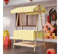 Chariot d'extérieur avec auvent, étals de marché à 2 niveaux, pliable et portable pour rue, marché agricole, salons d'artisanat