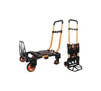 Brixo Diable pliable 136 kg 2 positions – Chariot professionnel à roues, haute qualité