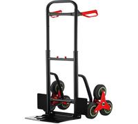 Chariot Diable Pliable-200 kg Capacité de charge,Hauteur réglable 80-112cm, Chariot de Transport de Bagages