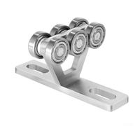 Chariot d'installation de palan électrique avec 6 roues - Chariot à poutre - Pour palans électriques - Convient aux rails de canal de 4,5 cm de large