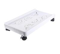 Chariot d'ordinateur avec panneau latéral surélevé, base d'ordinateur portable avec roue rotative, convient pour les étudiants, les travailleurs, le support mobile d'ordinateur