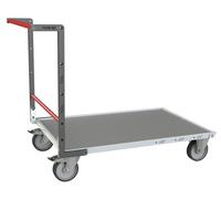 Chariot dossier fixe 1200x800 mm plateau tôle roues TPE 400 kg - FIMM - 804723340