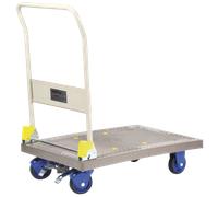 Chariot dossier repliable Prestar® avec frein plateau polypropylène 300 kg - 805007171