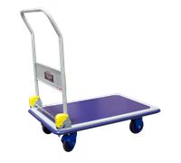 Chariot dossier repliable Prestar® plateau tôle antidérapant 300 kg
