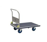 Chariot dossier repliable Prestar® plateau tôle antidérapant sans frein 500 kg