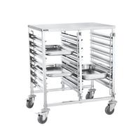 Chariot double à glissières 14 GN 1/1