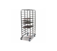 Chariot Double pour Plateau Fast-Food 12 Niveaux - Pujadas - Inox