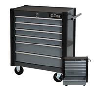 Chariot D'Outils Avec 6 Tiroirs 72 X 66 Cm Mobile Gris