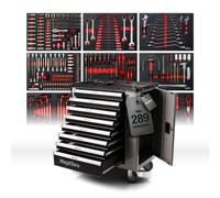 Chariot D'Outils XXL Avec 8 Tiroirs Remplis D'Outils