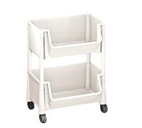 Chariot D'utilité Roulante - Chariot De Stockage De Grande Capacité Pour L'organisation Des Éléments Essentiels | Le De Papeterie Domestique Détient Des Fournitures Efficacement, Des Collatio
