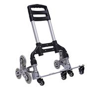 Chariot échelle réglable en aluminium à 10 marches avec corde élastique, polyvalent et pliable, capacité de charge de 40 à 75 kg, sac en toile, idéal pour la maison et le jardin