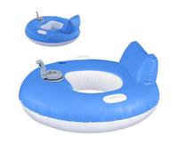 Chariot électrique Gonflable, Matelas salé Gonflable, Radeau de lac Portable, Inflation Rapide, Design Ultra Confortable, 101 cm, pour Femmes Hommes nageant la rivière Plage des activités Estivales