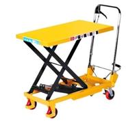 Chariot élévateur à ciseaux réglable en hauteur de 0,71 à 1,5 m, capacité de charge de 300 kg, élévateur mobile pour entrepôt et garage