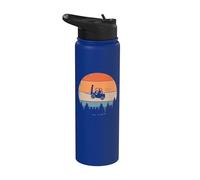 Chariot élévateur | Chariot élévateur volant | Camion élévateur rétro Stainless Steel Insulated Water Bottle