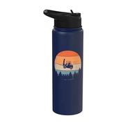 Chariot élévateur | Chariot élévateur volant | Camion élévateur rétro Stainless Steel Insulated Water Bottle