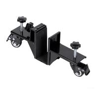 Chariot élévateur de porte robuste avec ajustement réglable et roues verrouillables pour installer des portes surdimensionnées ou métalliques, transport de plaques de plâtre