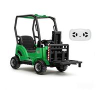 Chariot Élévateur Électrique Enfant Rouge - 12V, 2 Moteurs 25W, MP3/USB, Télécommande, Fourche Amovible 3-9 Ans (Vert)