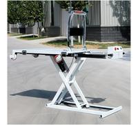 Chariot élévateur hydraulique à ciseaux, chariot élévateur lourd, chariot élévateur à plat, transport facile, 300 kg, design Capaci Cact pour un levage et une manipulation efficaces