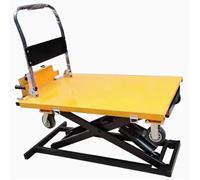 Chariot élévateur hydraulique léger, chariot à main compact pour le transport, mini chariot élévateur portable, élévateur de charge de capacité moyenne, idéal pour l'entrepôt et la logistique