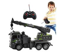 Chariot élévateur télécommandé,Voiture de construction mécanique - Véhicule à moteur, chariot élévateur RC, jouets de Construction 4WD, Bulldozer télécommandé électrique, jouet d'assemblage de voiture