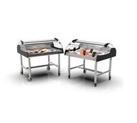 Chariot en Acier Inoxydable pour Vitrine Réfrigérée VX