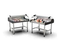 Chariot en Acier Inoxydable pour Vitrine Réfrigérée VX2 VX3 Sayl G