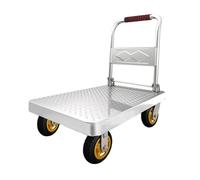 Chariot en acier robuste capacité 600 kg 90 x 60 cm Diable pliable pour chargement et stockage Chariot pour déplacer des charges lourdes