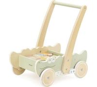 Chariot en bois avec des blocs