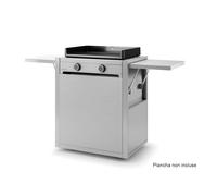 Chariot en inox modern fermé 60 - forge adour
