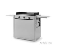 Chariot en inox modern fermé 75 - forge adour