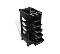 vidaXL Chariot pour salon de coiffure en plastique avec roues