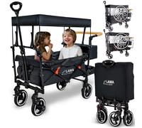 Chariot Enfants Charrette Pliable Avec Toit à Ressort Avec Pluie + Moustiquaire