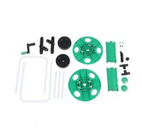 Chariot enrouleur de tuyau d'eau, chariot de rangement portable robuste pour tuyau d'arrosage avec roues, conception à poussée manuelle pour l'arrosage extérieur, matériau PP vert