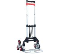 Chariot Escalier Pliable - VIDAXL - Aluminium Argenté - Charge 70 kg - Hauteur Réglable