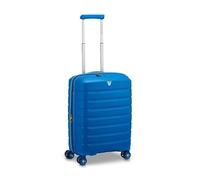 Chariot extensible de cabine Roncato Valigeria-B-FLYING pratique, pratique., 73 bleu cobalt, Trolley rigide extensible taille cabine avec fermeture TSA et 4 roues pivotantes