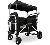 Chariot Family Cruiser Gris, L'original, Chariot De Jardin Pliable, Homologué En-1888, 4 Enfants, Banquette Amovible, Transport, Plage, Forêt, À Tirer Ou À Pousser