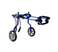 Chariot Fauteuil roulant à 2 roues pour chien pour pattes arrières léger réglable roues d'exercice pour animaux/chariot pour marche assistée par animal handicapé paralysé Auxiliaire
